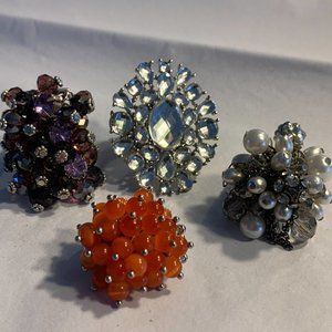 Rings Costume jewelry adjustable Rings - elastic bands